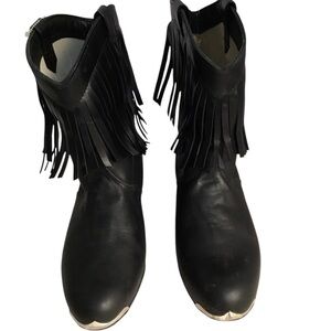 Mitzi 8” Square Dance boot with fringe Size 8.5 New